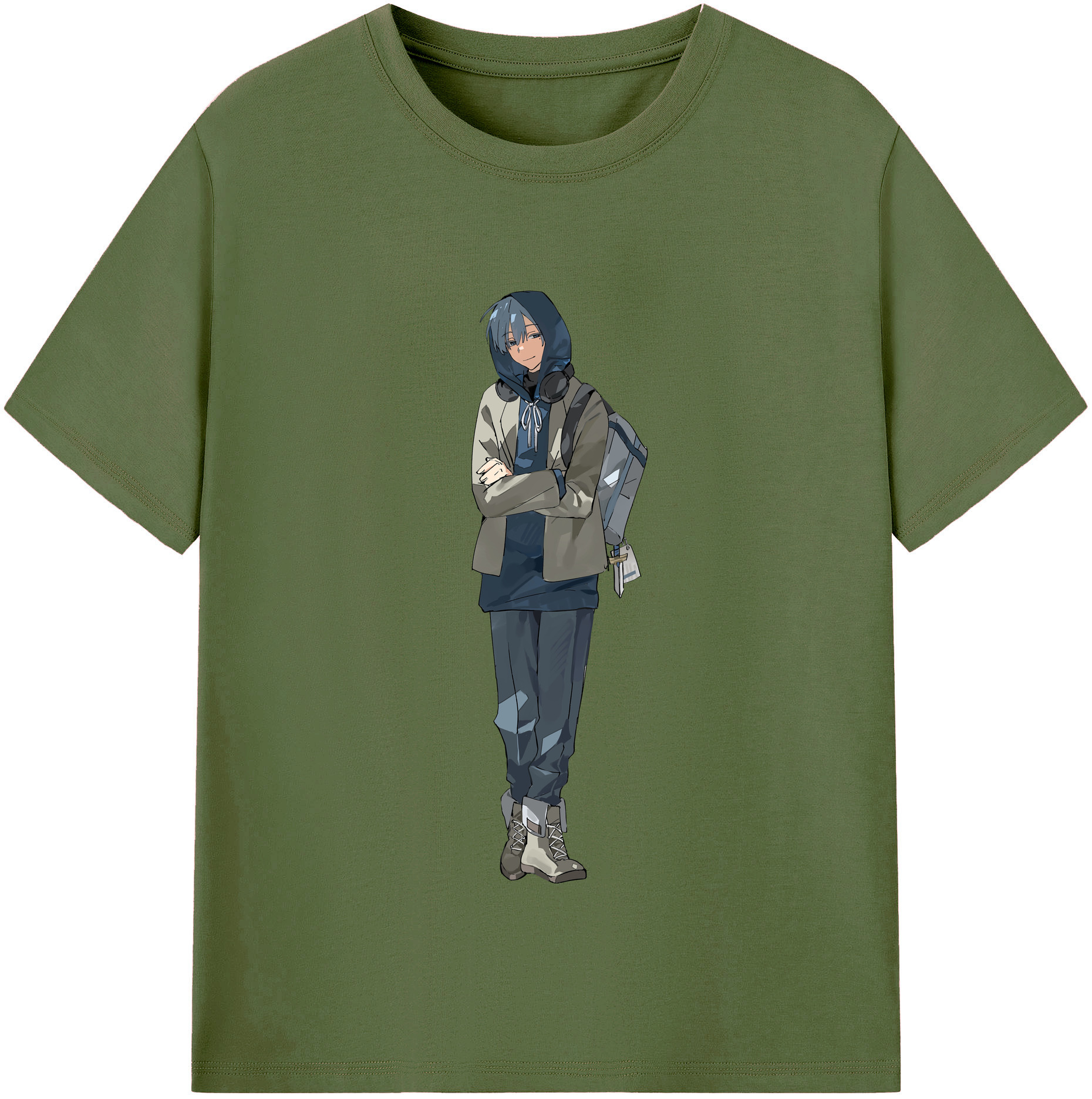 （画像用） 葬送のフリーレン Frieren 綿100％半袖Tシャツ（フロントプリント）